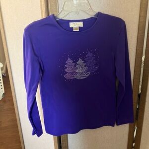M&c sportswear long sleeve tee small